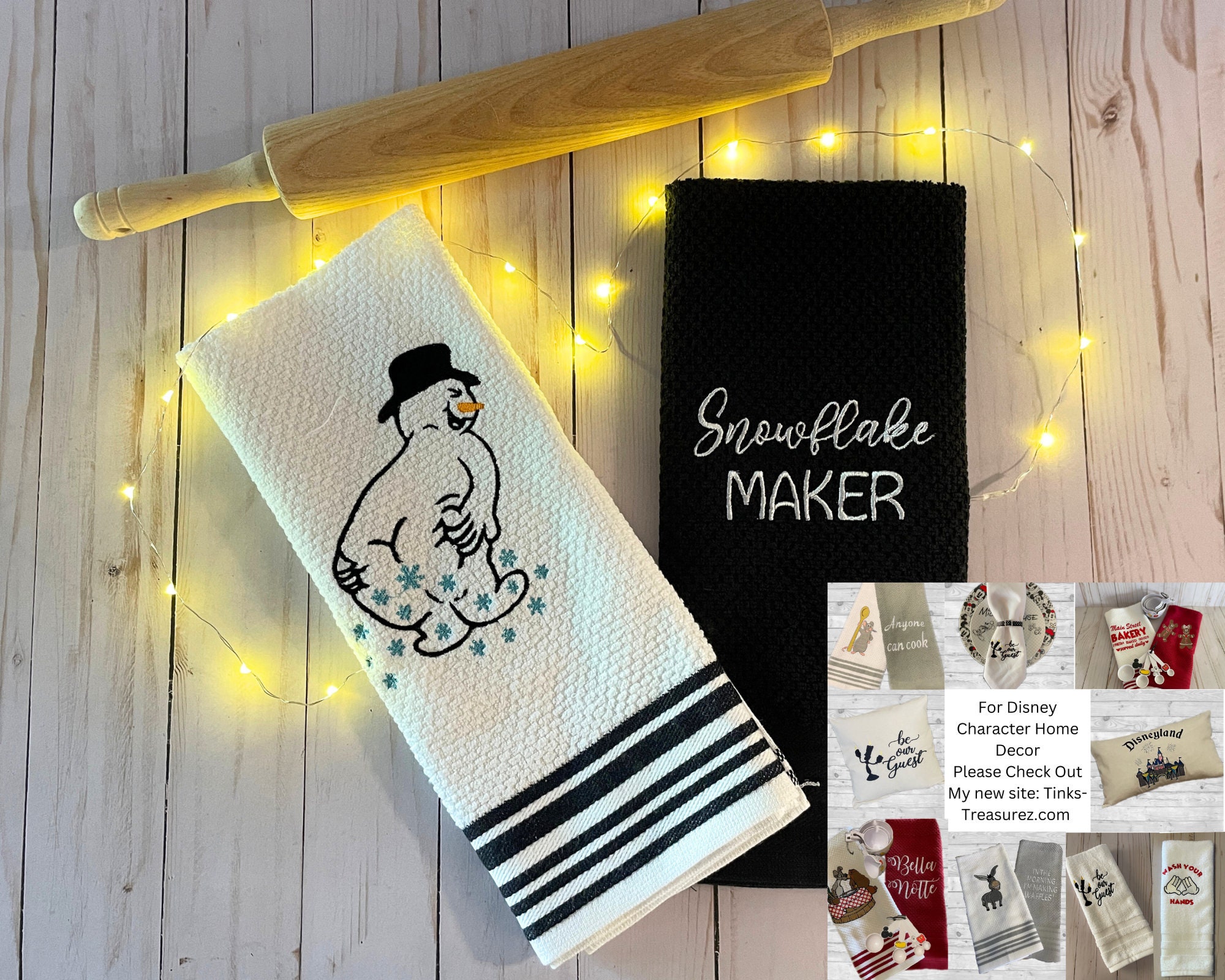 Christmas Kitchen Towel with Cute Snowman – Akasia