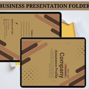 Business Präsentation Ordner Präsentationsmappe Druck Business Präsentation Vorlage Portfolio Vorlage
