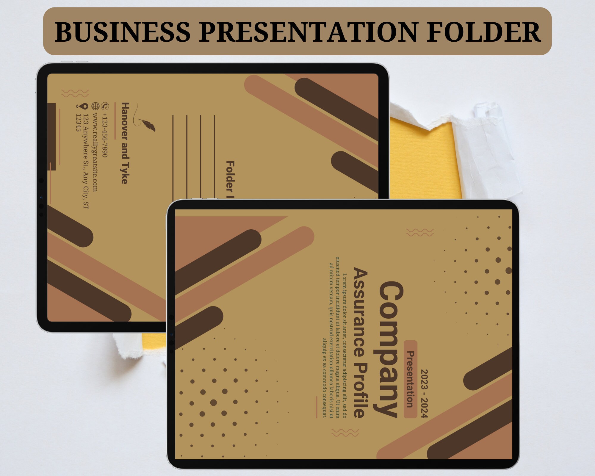 Business Presentation Folders Presentation Folder Printing Etsy