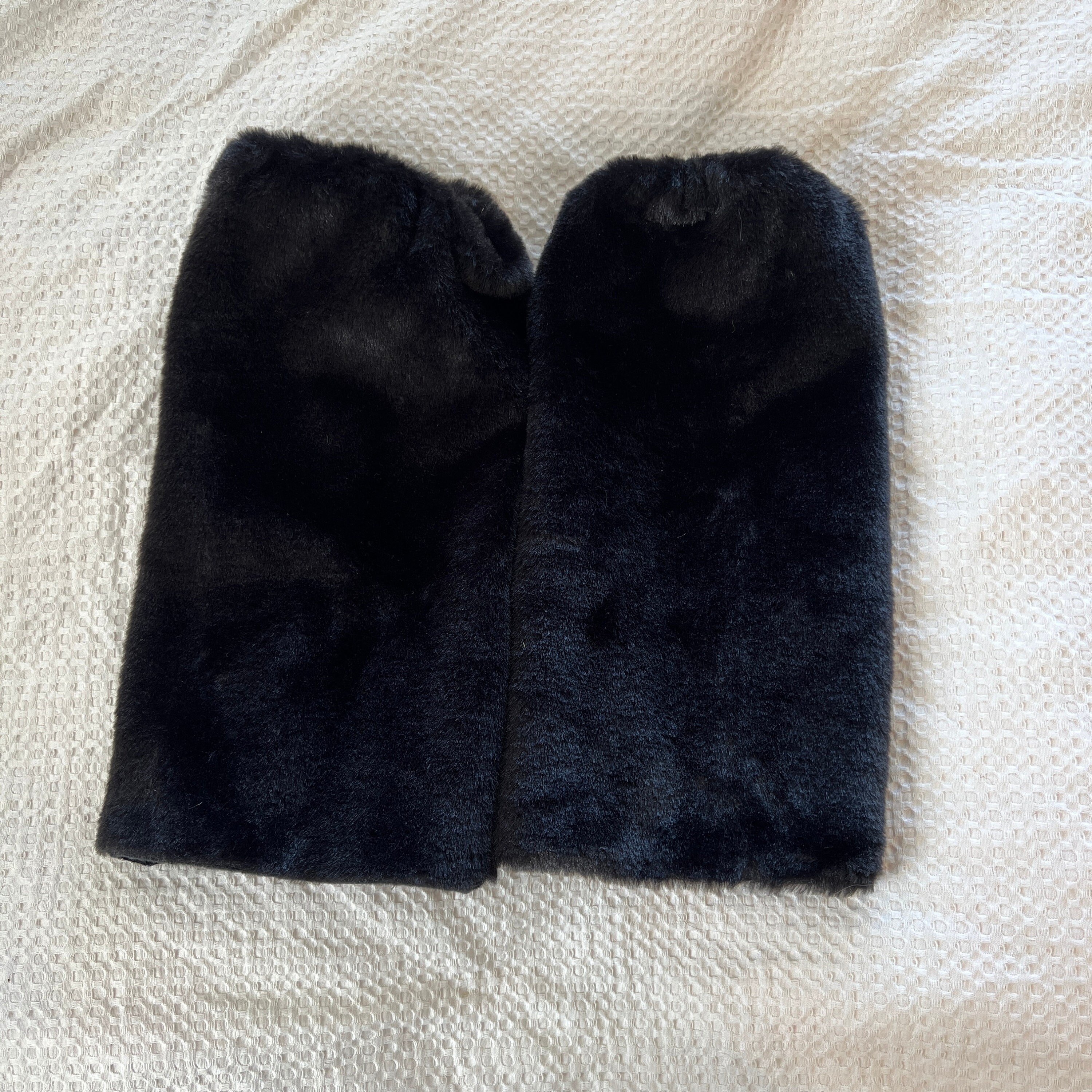 White Fluffy Leg Warmers White Rave Fluffies and Furry Leg Etsy