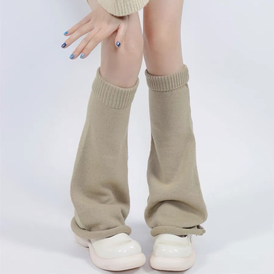 Horn Leg Warmers for Women, 50cm Flared Leg Warmer for Women, Fall