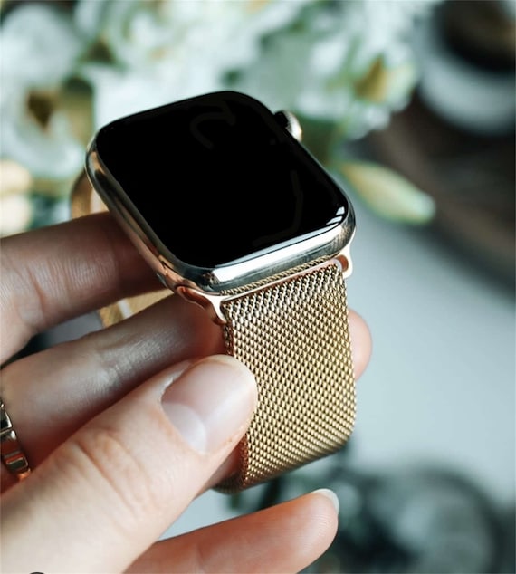 Milanese Apple Watch Band Series 9/8/7/6/5/4/3/se/ultra 2 for Iwatch Band  38 40 41mm 42 44 45 49mm Luxry Watch Strap Women Apple Watch Charm - Etsy