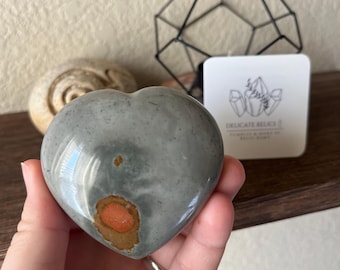 Polychrome Jasper Palm Heart