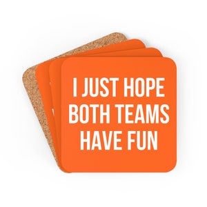 Orange Have Fun Coaster Set