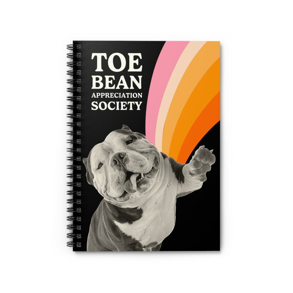 Toe Bean Appreciation Society - Spiral Notebook - Ruled Line