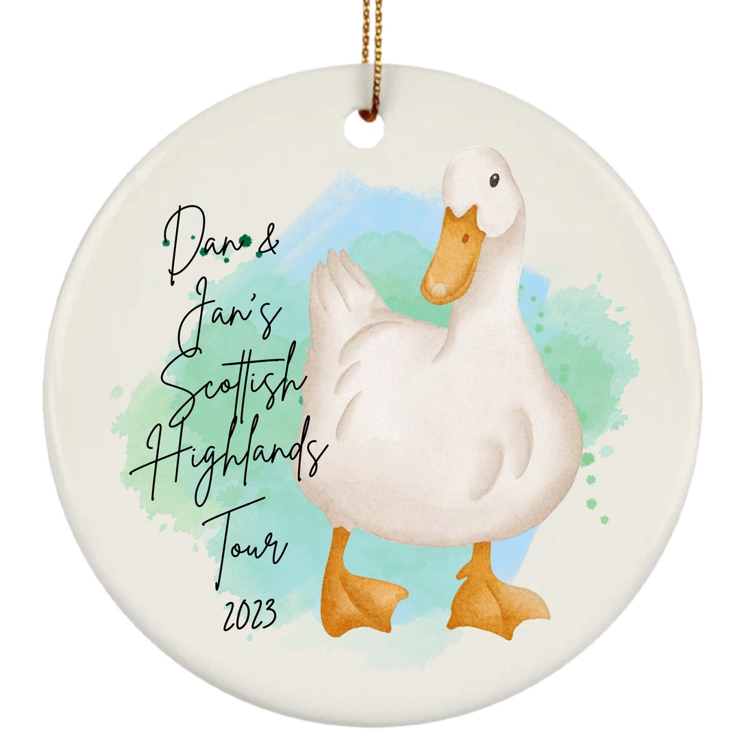 Personalized Duck Ornament Gifts for Duck Lover Gift Custom Etsy