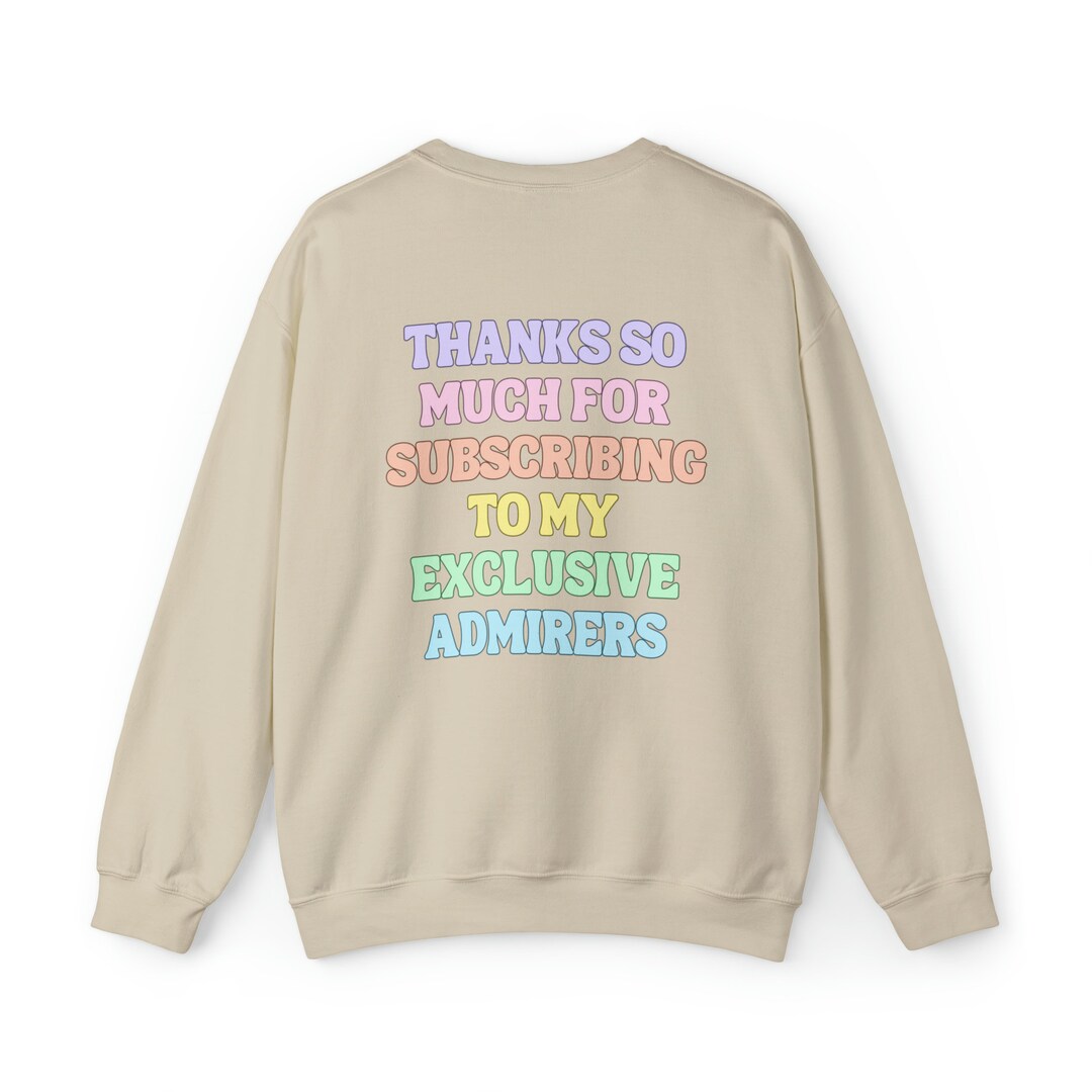 Onlyfans Sweatshirt Spicy Content Creators Onlyfans Merch - Etsy