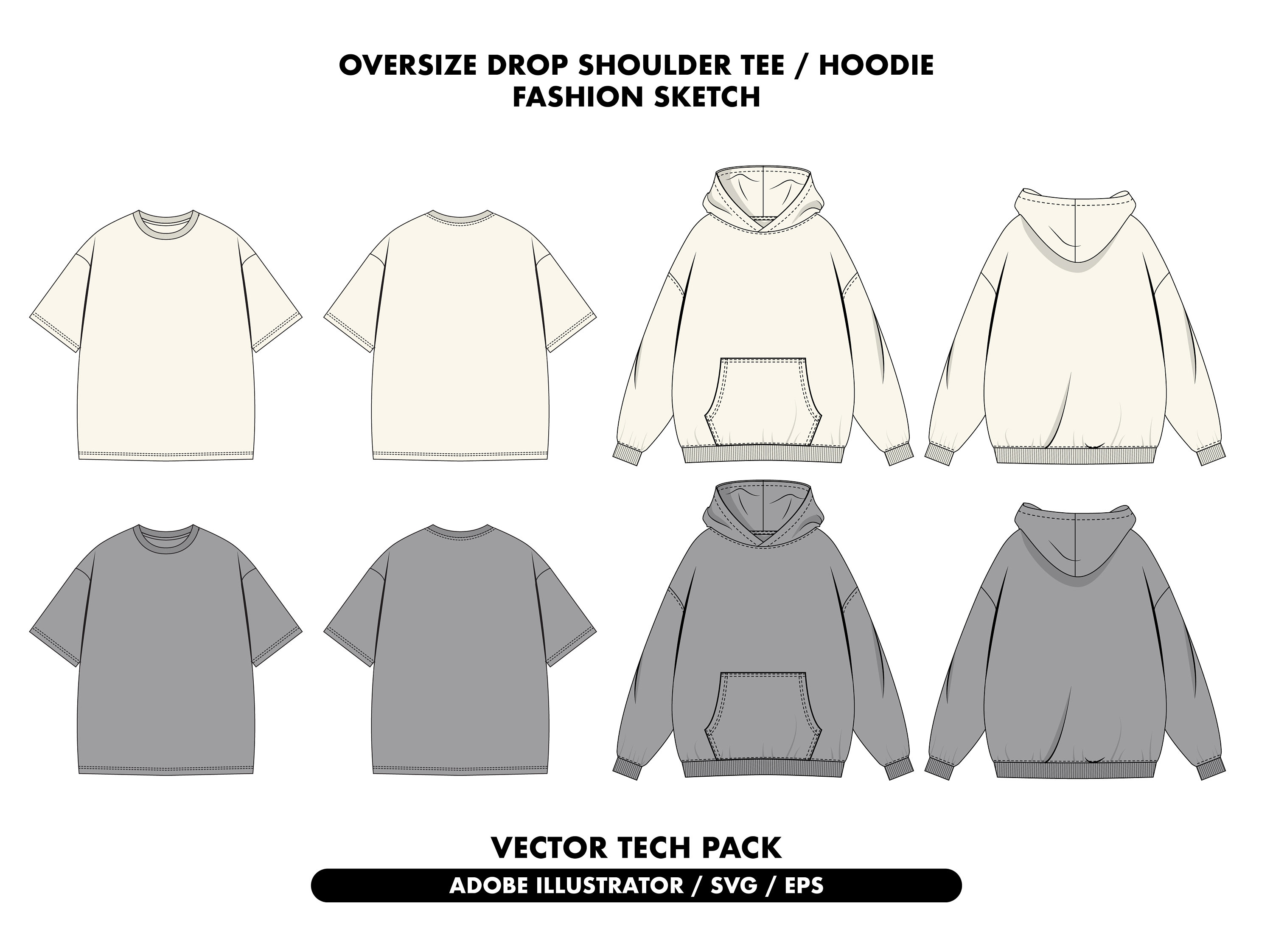 Drop Shoulder Oversized Hoodie - Etsy