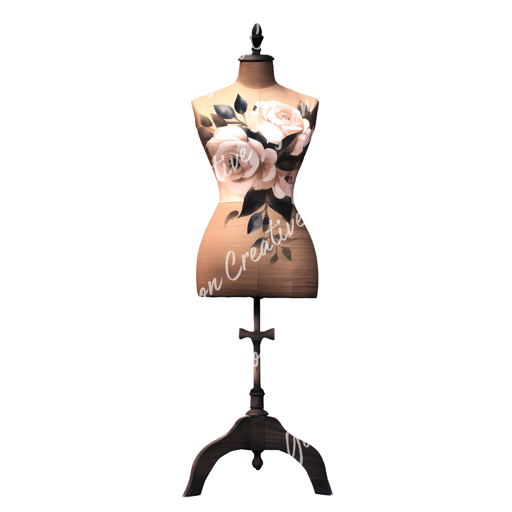 Vintage Wooden Mannequin Clipart Set for Creative Projects Etsy