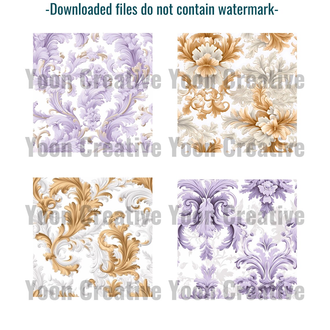 Blank Rococo Card Vintage Rococo Bedroom Clipart Set for Creative Projects, Collage, Card ...