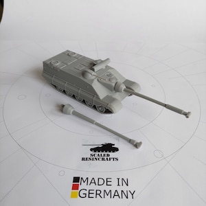 AMX 50 Foch 155/B - French Tank Destroyer - Model Kit - 1/72 - 1/87 - 1/48 - 1/100 - 1/64 - 1/56
