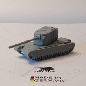 FV4005 Stage 2 - British Tank Destroyer - Model Kit - 1/72 - 1/87 - 1/48 - 1/100 - 1/64 - 1/56