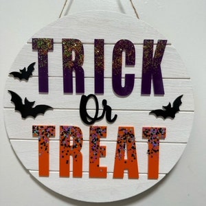 Trick Or Treat Hanging Sign | Home Decor |