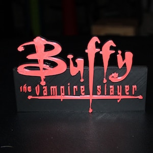 Buffy the Vampire Slayer3D printed Logo Art