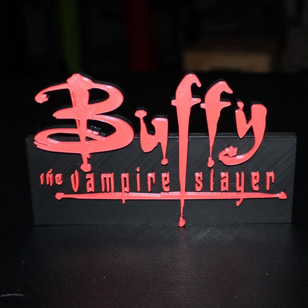 Buffy the Vampire Slayer3D gedruckte Logokunst