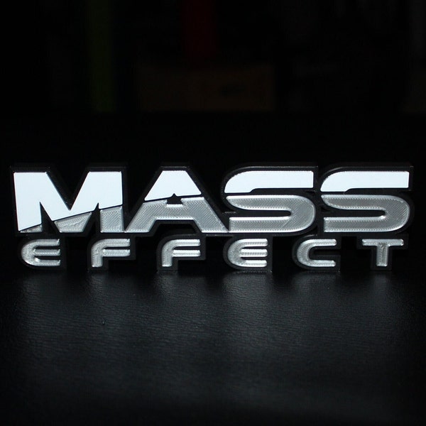 Mass Effect Video Game 3D printed Logo Art
