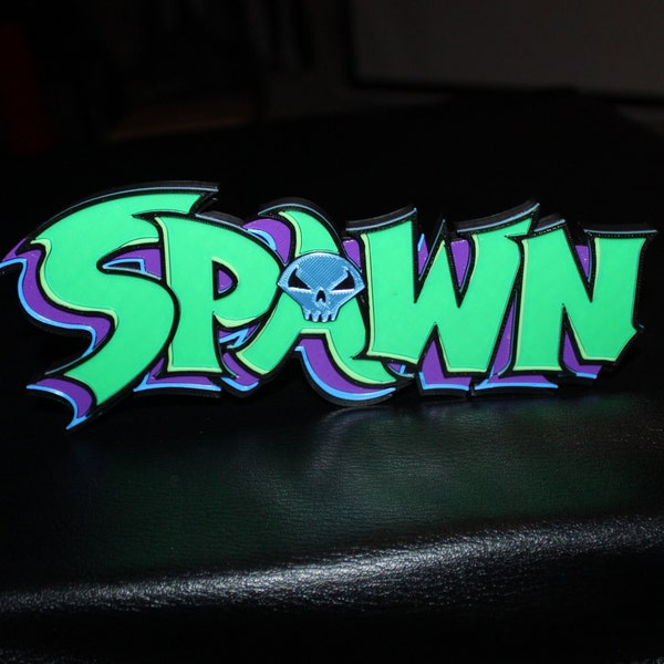 Spawn 3D printed Logo Art