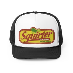 Squirter funny trucker hat snapback flatbill baseball cap