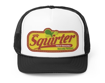 Casquette de baseball à bec plat, chapeau de camionneur drôle Squirter