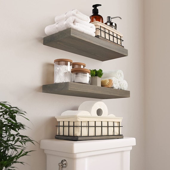 Set of 2wooden Floating Shelf Kitchen Shelf Floating Shelf Bedroom