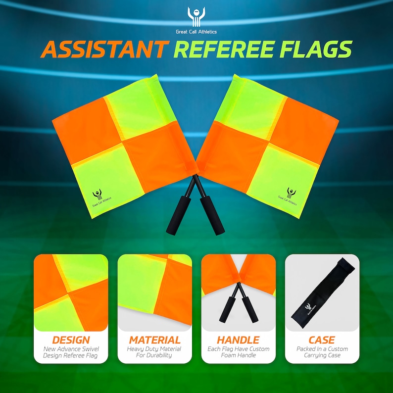 Soccer Referee Flag Pro Set