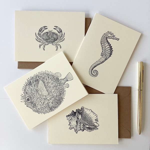 Seaside Notecard Set of 12