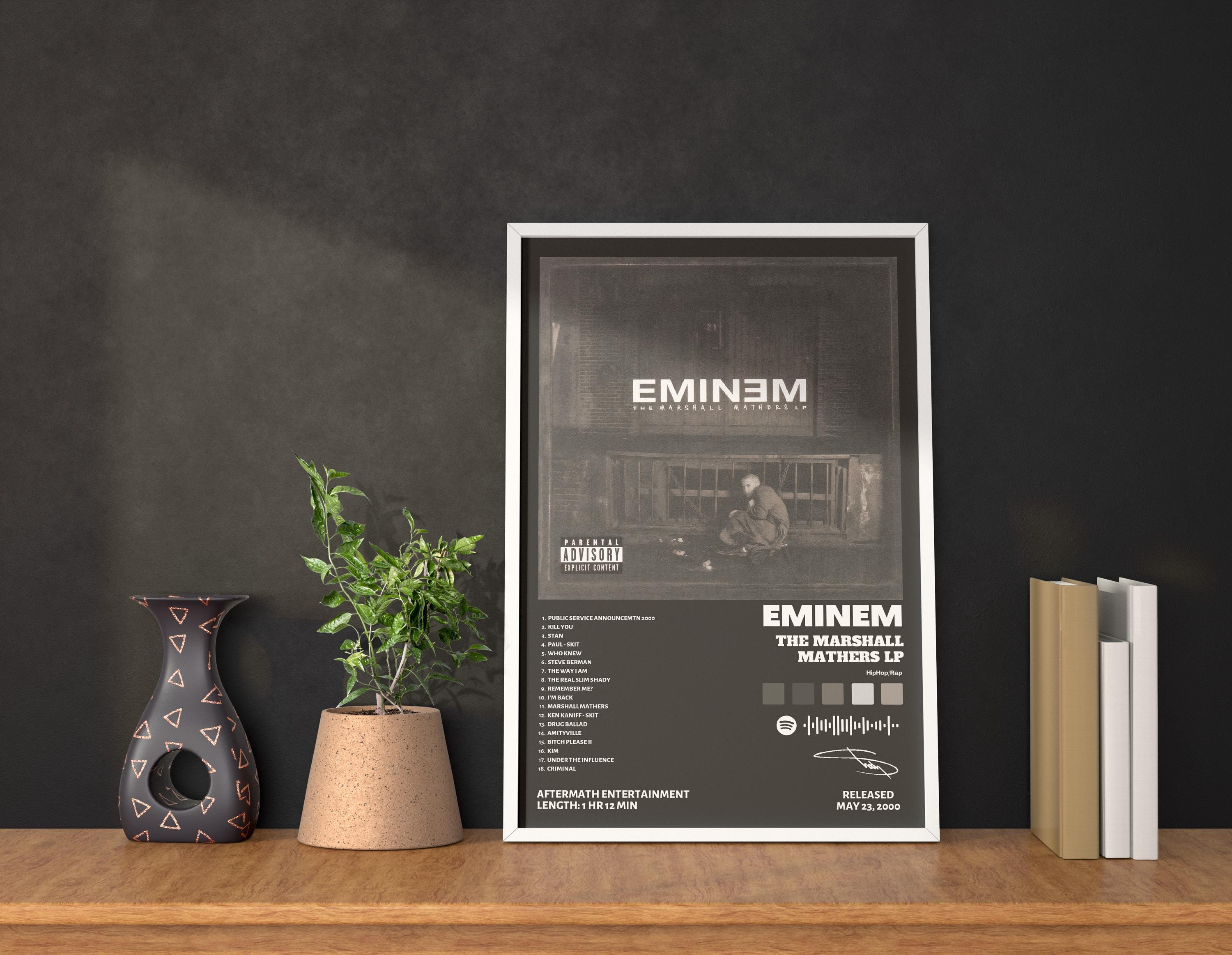 Discover Eminem  The Marshall Mathers LP - Album Cover Poster, Room Decor