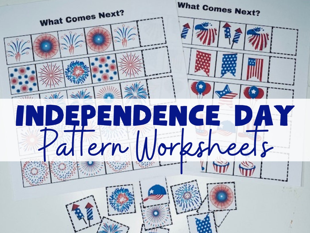 America Activity | 4th of July | Ab, Aab, Abb, Abc Patterns ...