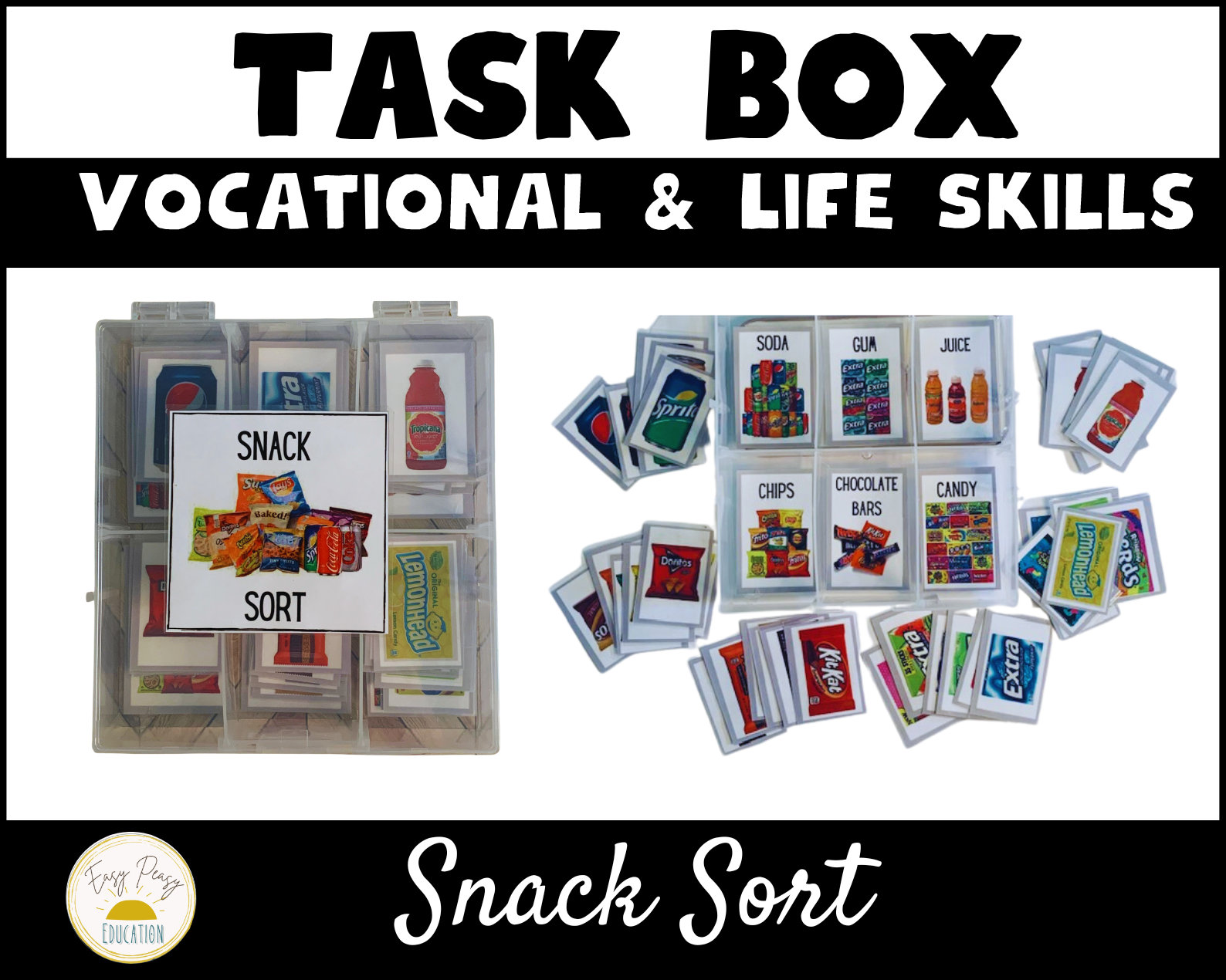 Task Box for Special Education DIY Task Box Autism Task Box Life Skills ...