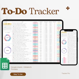 Elenco delle cose da fare su Google Fogli, Foglio di calcolo per l'elenco delle cose da fare, Modello per l'elenco delle cose da fare, Elenco delle cose da fare digitale, Planner per le cose da fare, Tracker per le attività degli elenchi delle cose da fare su Excel