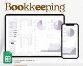 Small Business Bookkeeping Template Excel Bookkeeping Spreadsheet Business Expense Tracker Sales Tracker Accounting Template Income Tracker