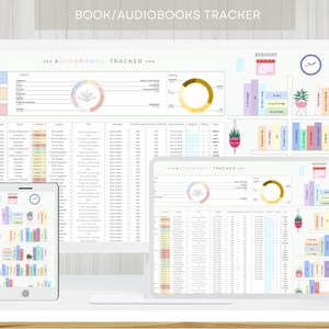 Reading Tracker Spreadsheet Google Sheets Digital Library Book Tracker ...