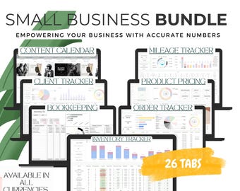 Small Business Inventory Management & Tracker | Materials Products Inventory | ETSY Seller Business Spreadsheet Template w/ Supplier Tracker