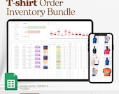 Tshirt Inventory Tracker, Tshirt Inventory Spreadsheet Template, Log, Tshirt Business log, Apparel Templates, Excel Spreadsheet Google Sheet