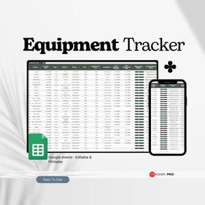 Rastreador de equipos, Rastreador de inventario comercial, Rastreador de activos, Equipo pesado, Equipo agrícola, Lista de equipos de alquiler, Gestión de inventario