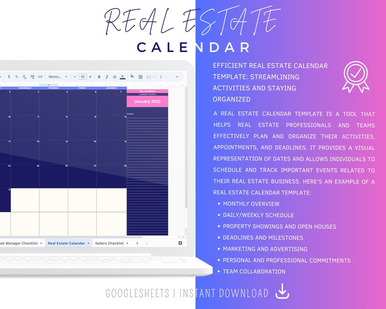 real-estate-calendar-google-sheet-template-real-estate-etsy