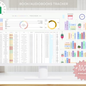 Reading Book Tracker, Book Tracker Template, Track Your Reading, Reading Log, Book Journal, Google Sheets and Excel Spreadsheet 2024 image 6