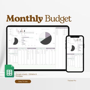 Budget Planner for Google Sheets, Monthly Budget Spreadsheet, Paycheck Budget Tracker, Weekly Budget Template, Biweekly Budget, Budgeting