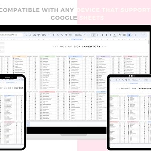 Home Moving Planner, 2023 House Move Tracker Excel and Google Spreadsheets, Moving Checklist Crate Packing List, New Apartment, House Budget image 4