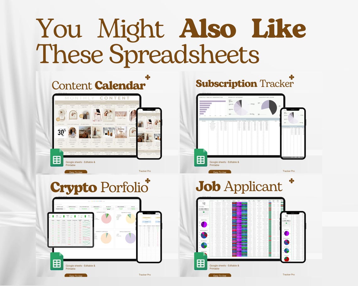 Makeup Collection for Google Sheets | Shop Highly Organized | Virtual ...