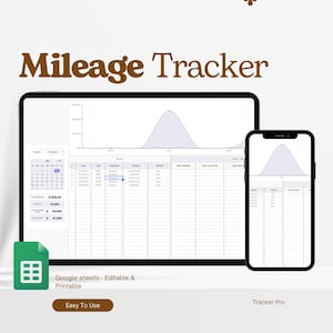 Mileage Expense Tracker, Mileage Log, Mileage Calculator, Mileage Tracker Spreadsheet, Mileage Tracking, Car Mileage Tracker Google Sheet