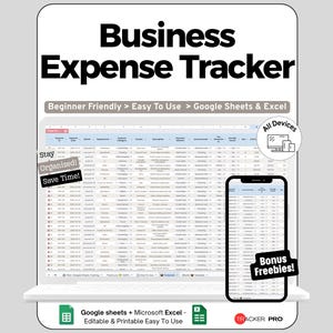 Registro de gastos empresariales, seguimiento de gastos, hoja de cálculo empresarial, finanzas empresariales, herramienta para pequeñas empresas, registro de gastos, gastos empresariales