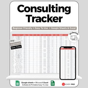 Projectresultaten voor consultancy: Excel, Google Sheets, beheer van scope, deadlines, uren, betalingen, klantwerk, mijlpalen, bedrijfsplanner