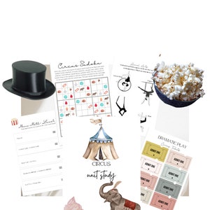 Circus Unit Study Mixed Level Homeschool