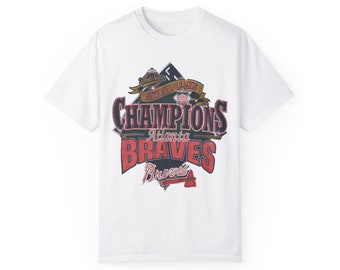 1990 Atlanta Braves World Series Champion Vintage 90s Style