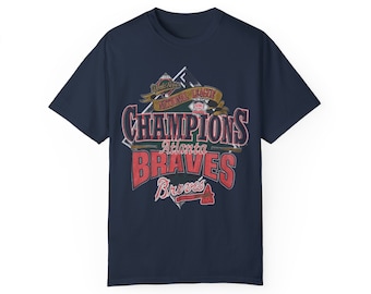 1990 Atlanta Braves World Series Champion Vintage 90s Style