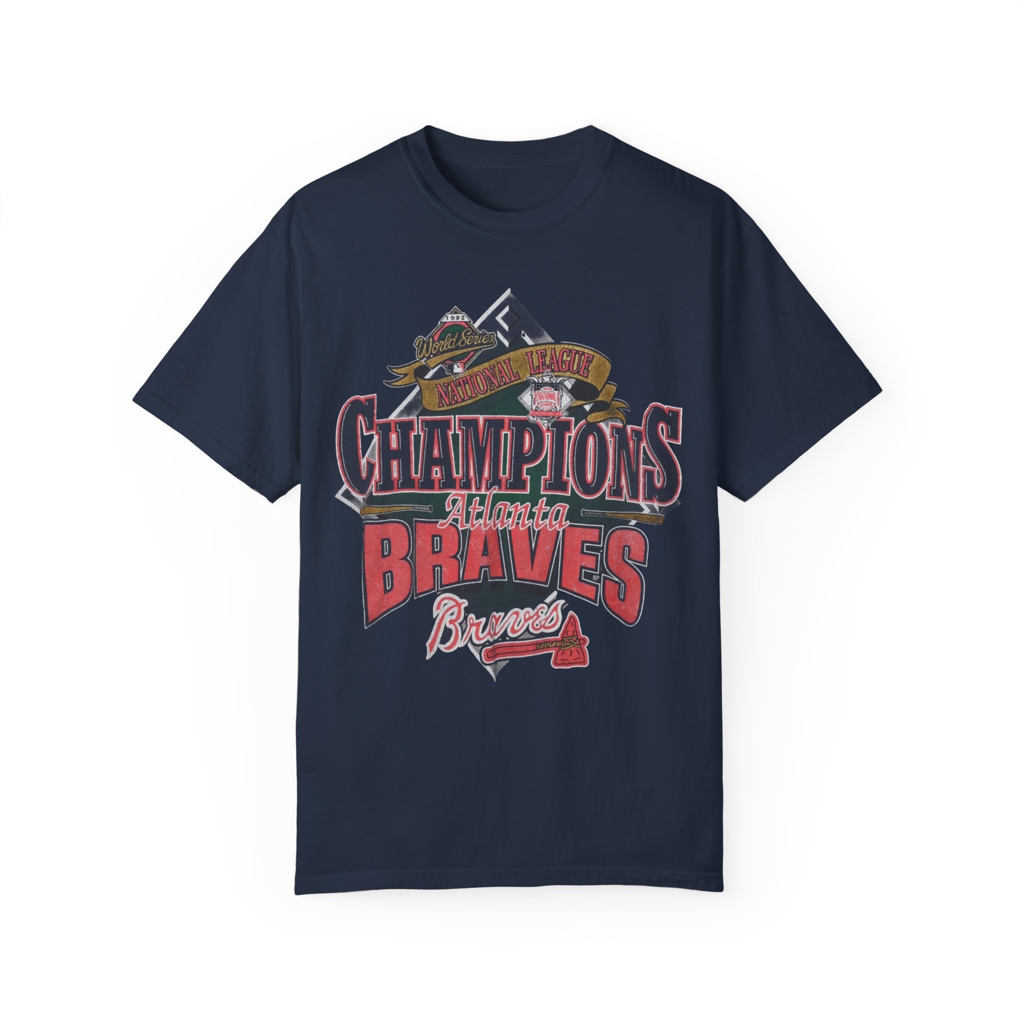 1990 Atlanta Braves World Series Champion Vintage 90s Style
