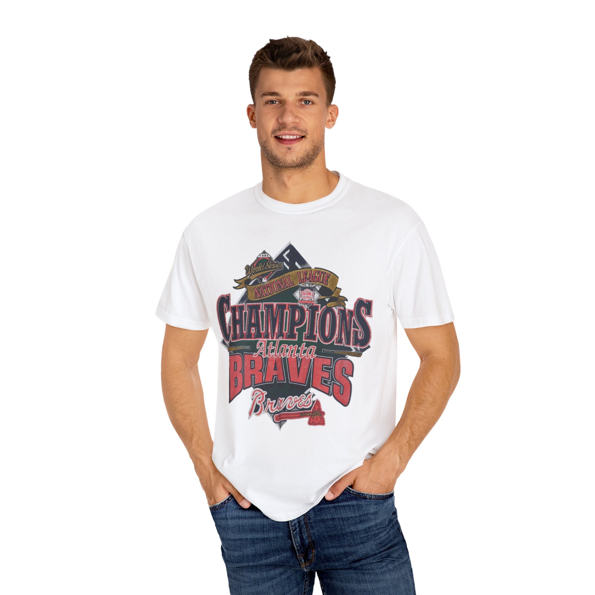 1990 Atlanta Braves World Series Champion Vintage 90s Style