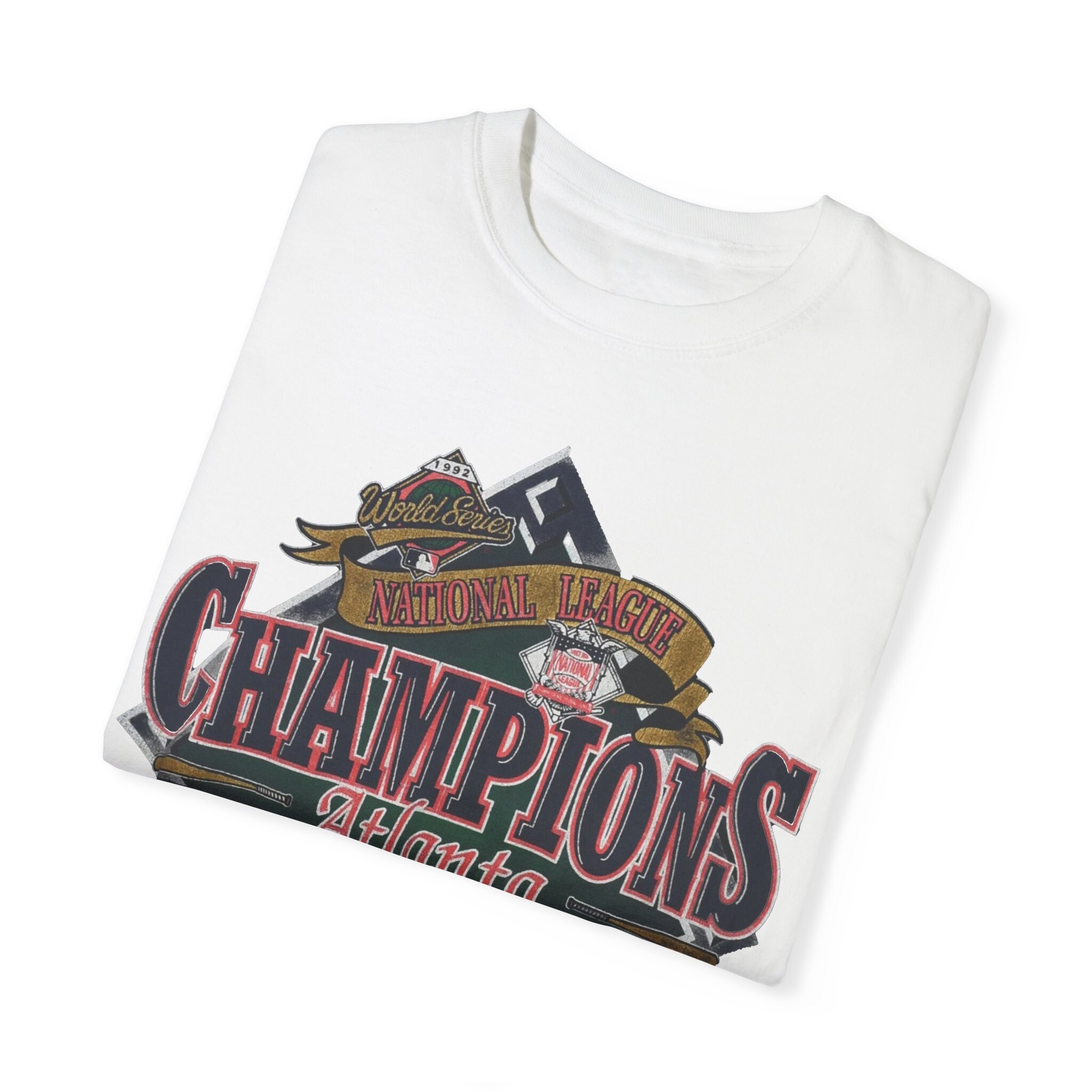 90's ONEITA　WORLD　SERIES　ATLANTA　T₋Shirt 90s Atlanta Braves World Series NL Champs 1991 t-shirt Large
