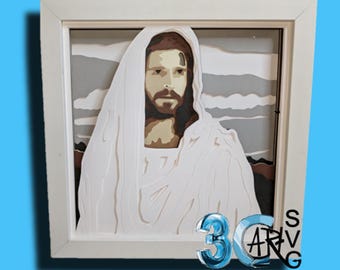 Come Unto Christ 3D Shadow Box